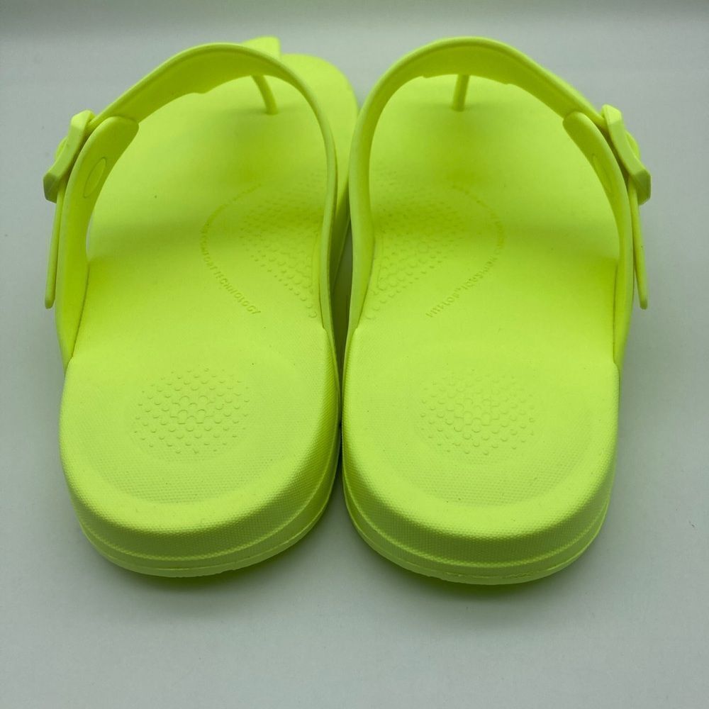 NWT FitFlop Women’s Electric Yellow Sandals Size 9/41 - Picture 5 of 9